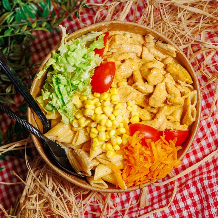 Kajun Soslu Tavuklu Makarna (Orta)