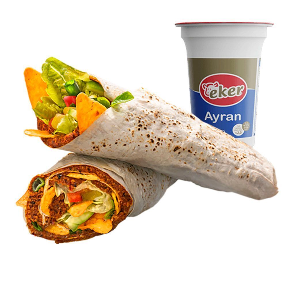 Doritoslu Mega Torpilli Çiğ Köfte Dürüm Menü