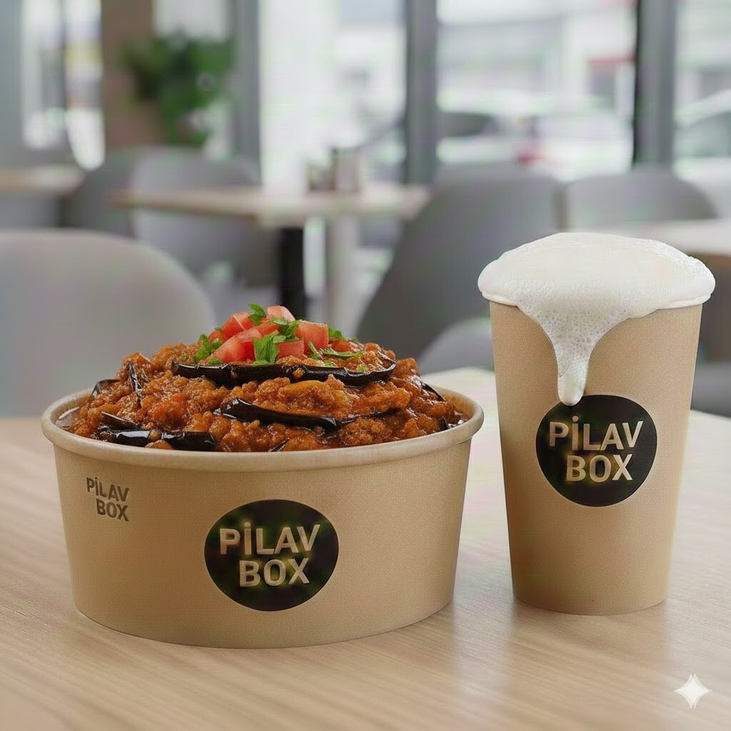 XXL Bulgur Üstü Patlıcan Musakka + İçecek