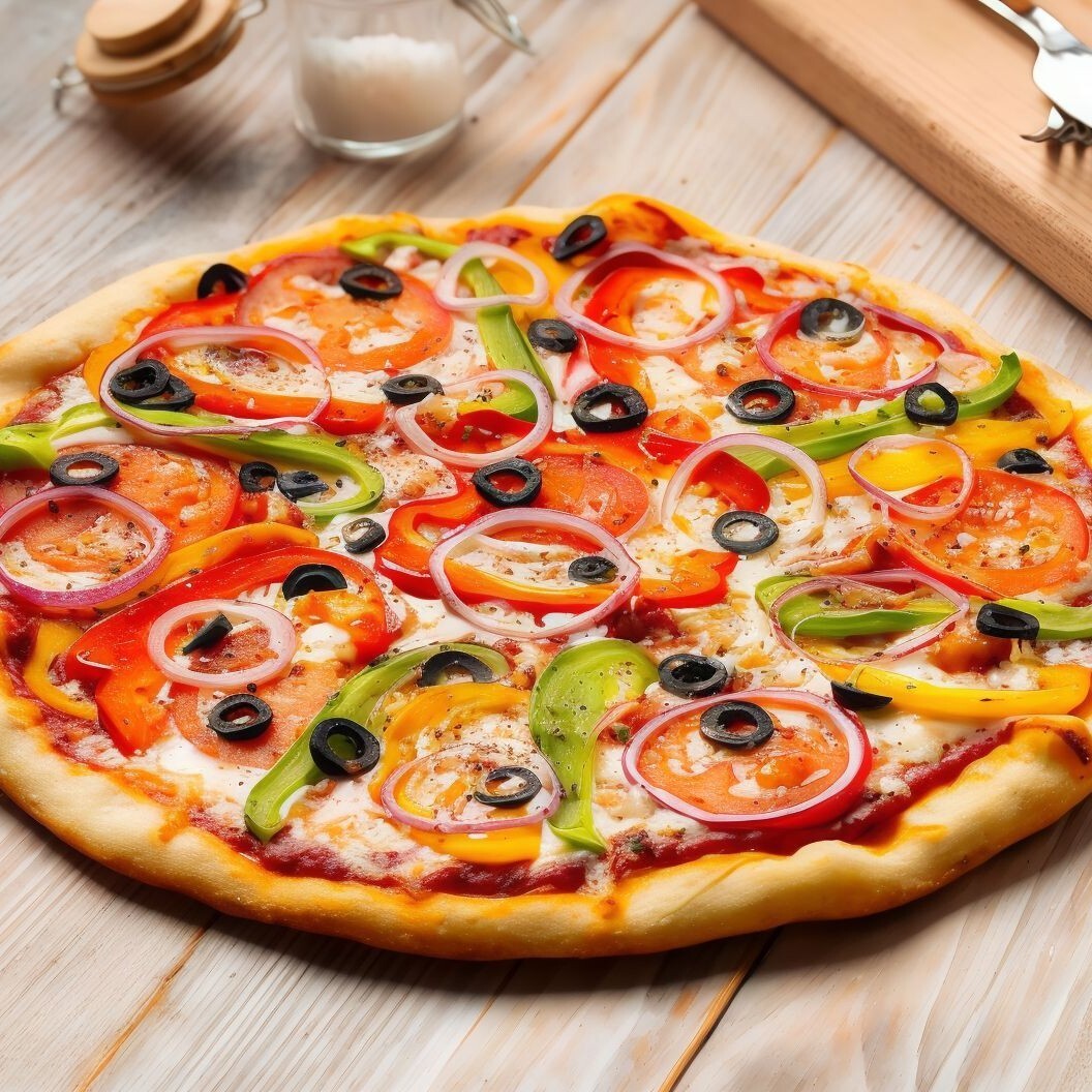 Sebzeli Pizza (Büyük) (2 Kişilik)
