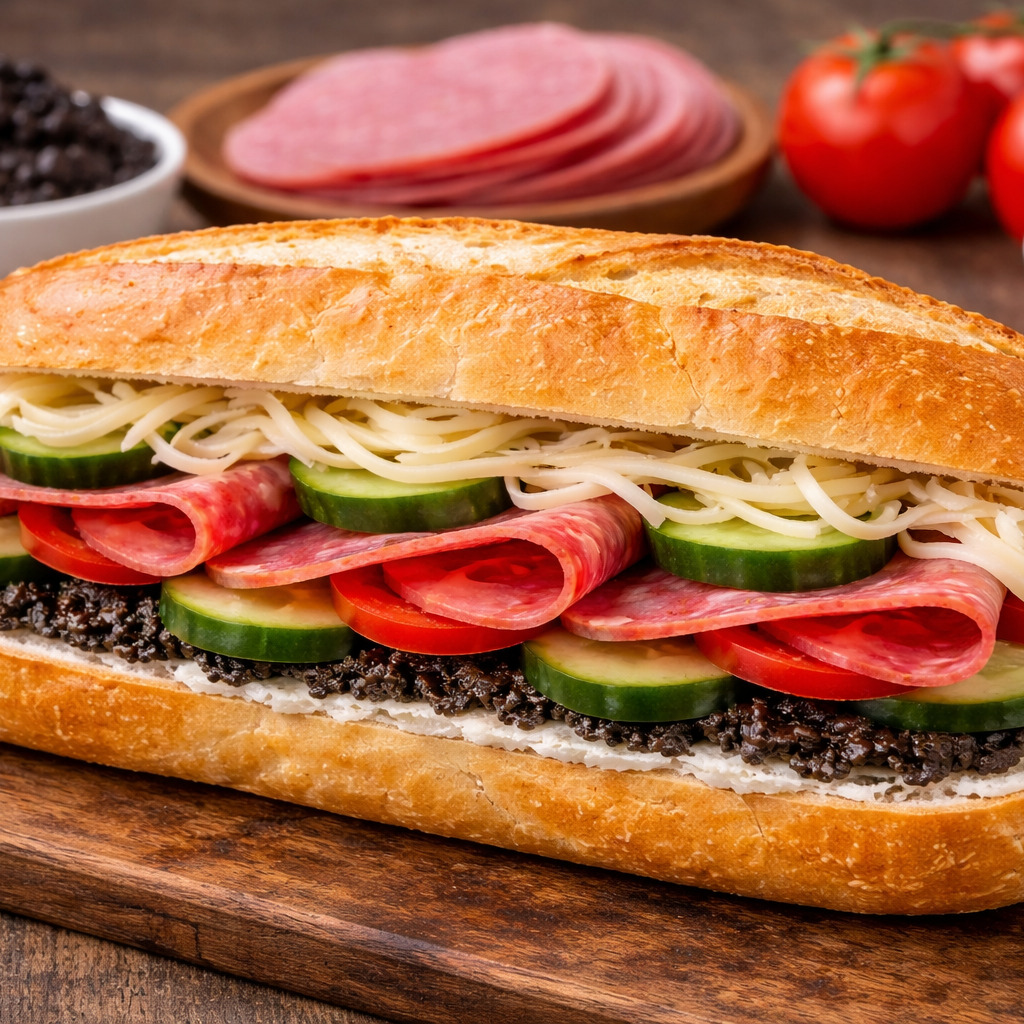 Macar Salamlı Sandwich