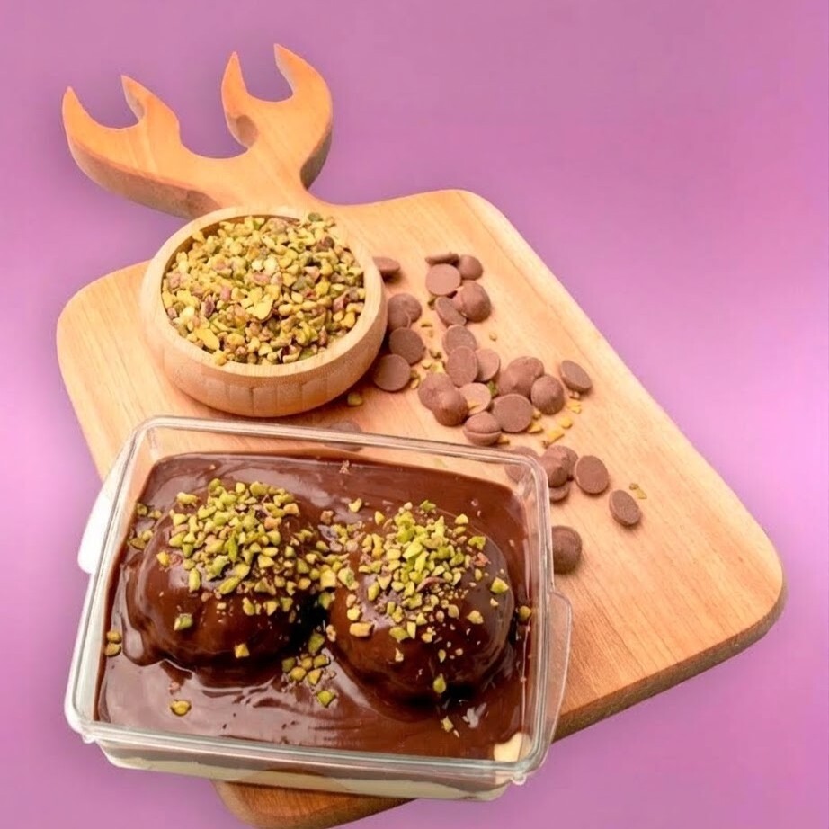 Belçika Çikolatalı Dubai Profiterol (Küçük Boy)