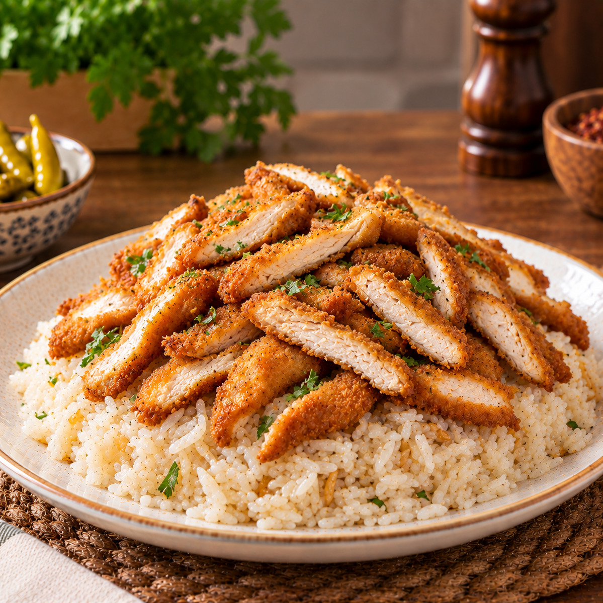 Pilav Üstü Şnitzel (400 Gr)