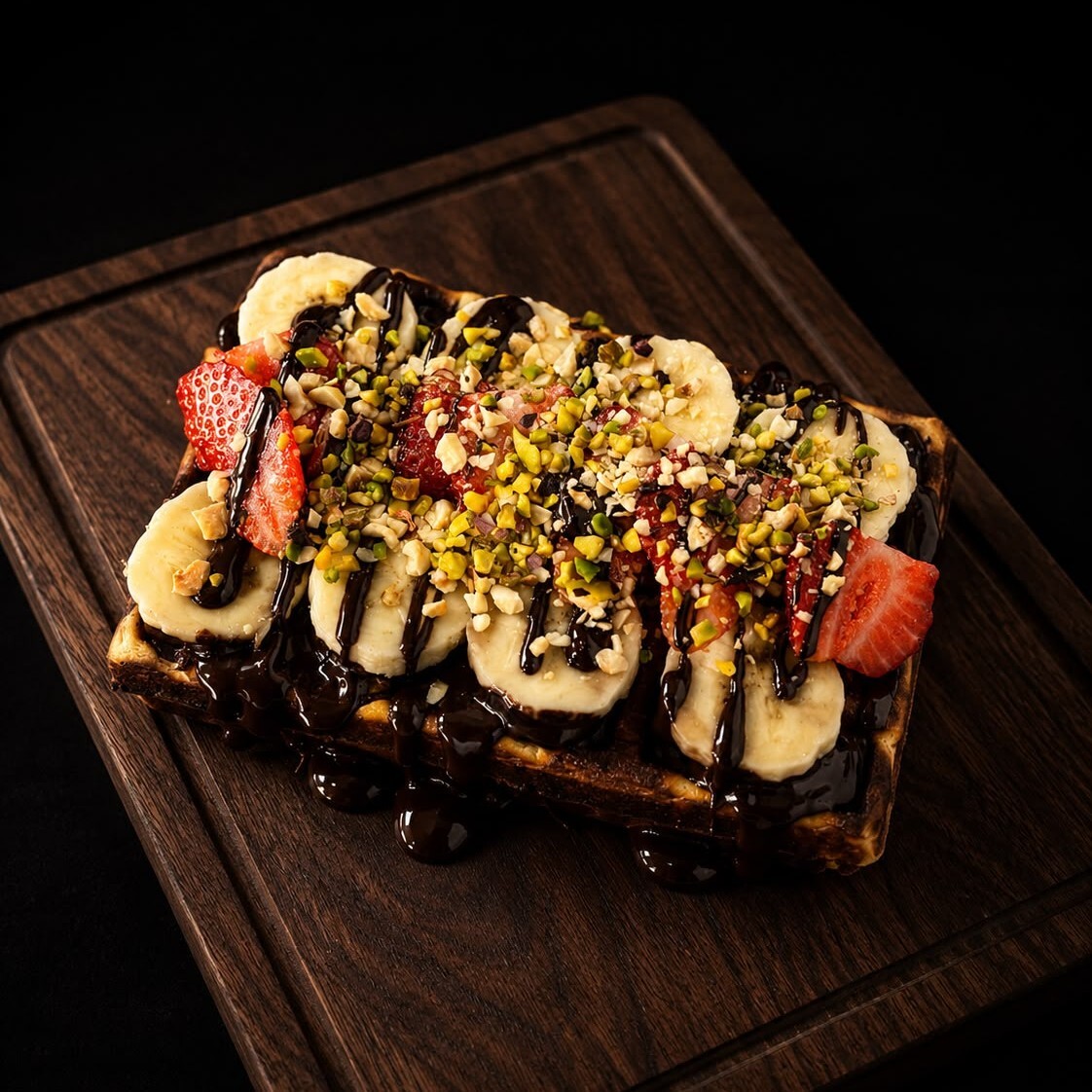 Dark Chocolate Waffle