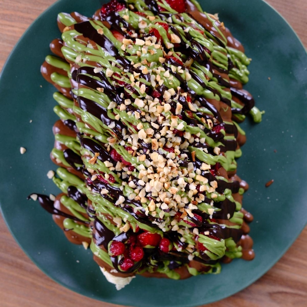 Frutti Waffle Deluxe (Belçika Hamur)