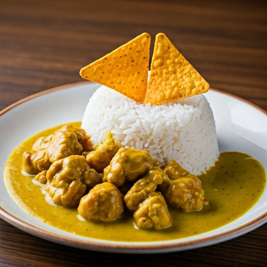 Doritoslu Köri Soslu Tavuk Pilav