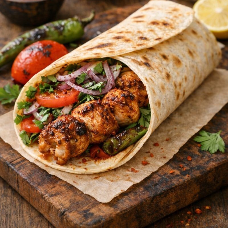4 Adet Tavuk Dürüm + Coca Cola (1 Lt)