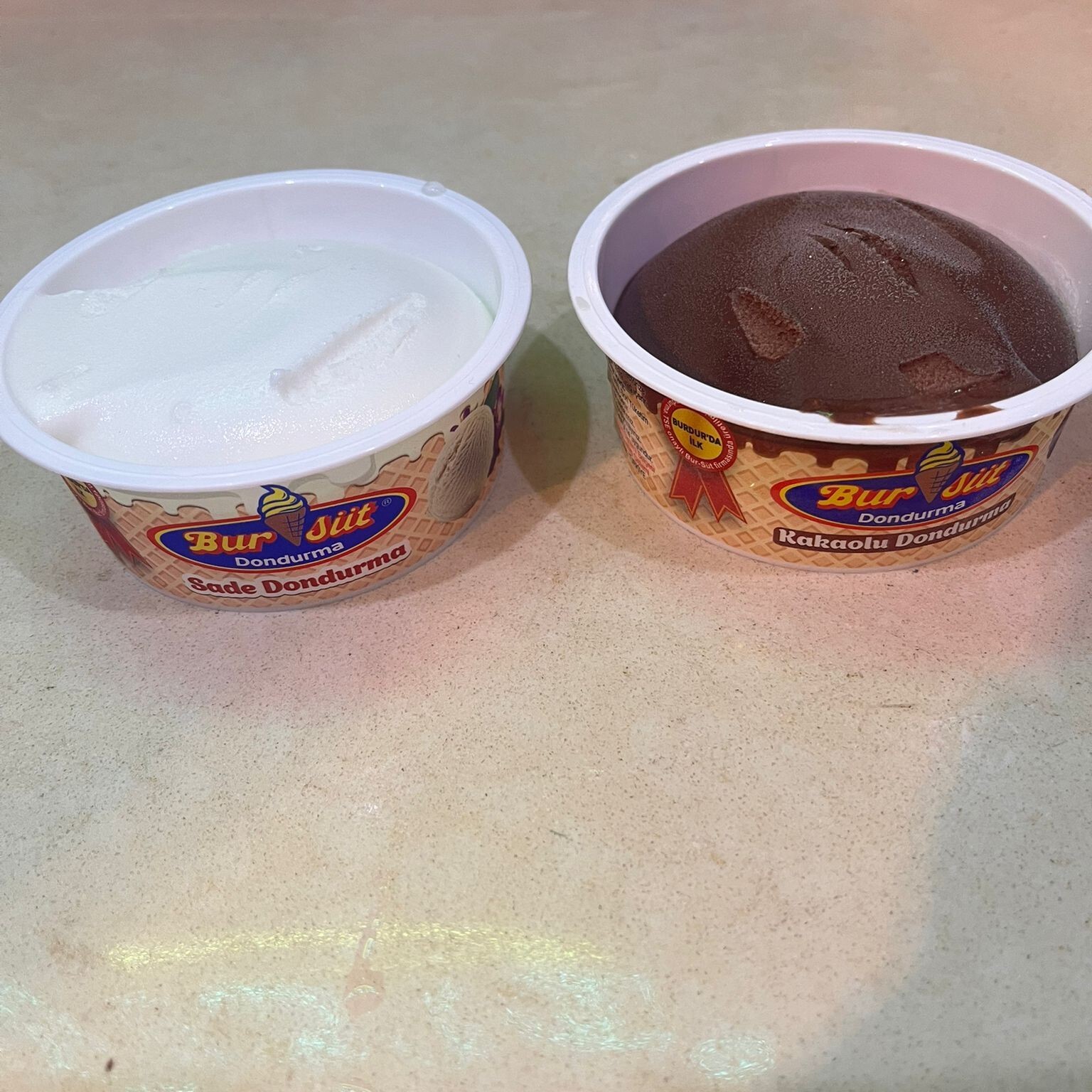100 gr Bur - Süt Dondurma