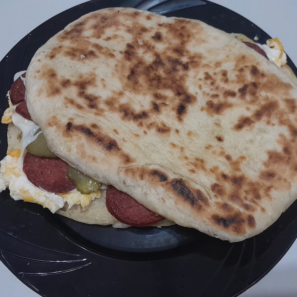 Bazlama Yumurtalı Sucuklu