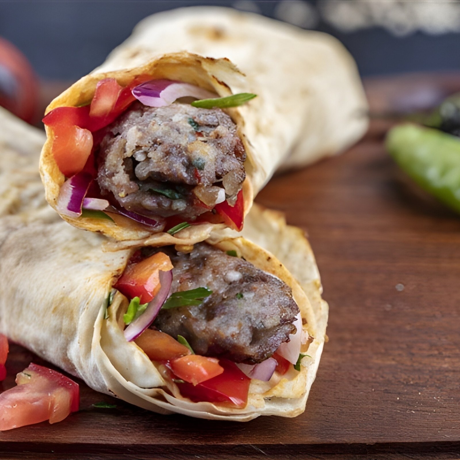 Kıyma Kebabı Dürüm