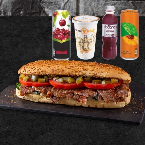 Yarım Porsiyon Ekmek Arası Döner Menü