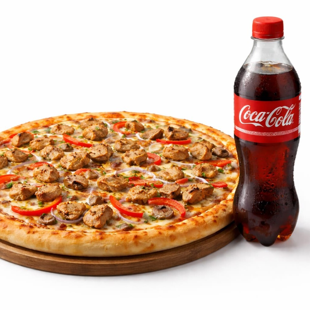 Tavuklu Pizza Menü