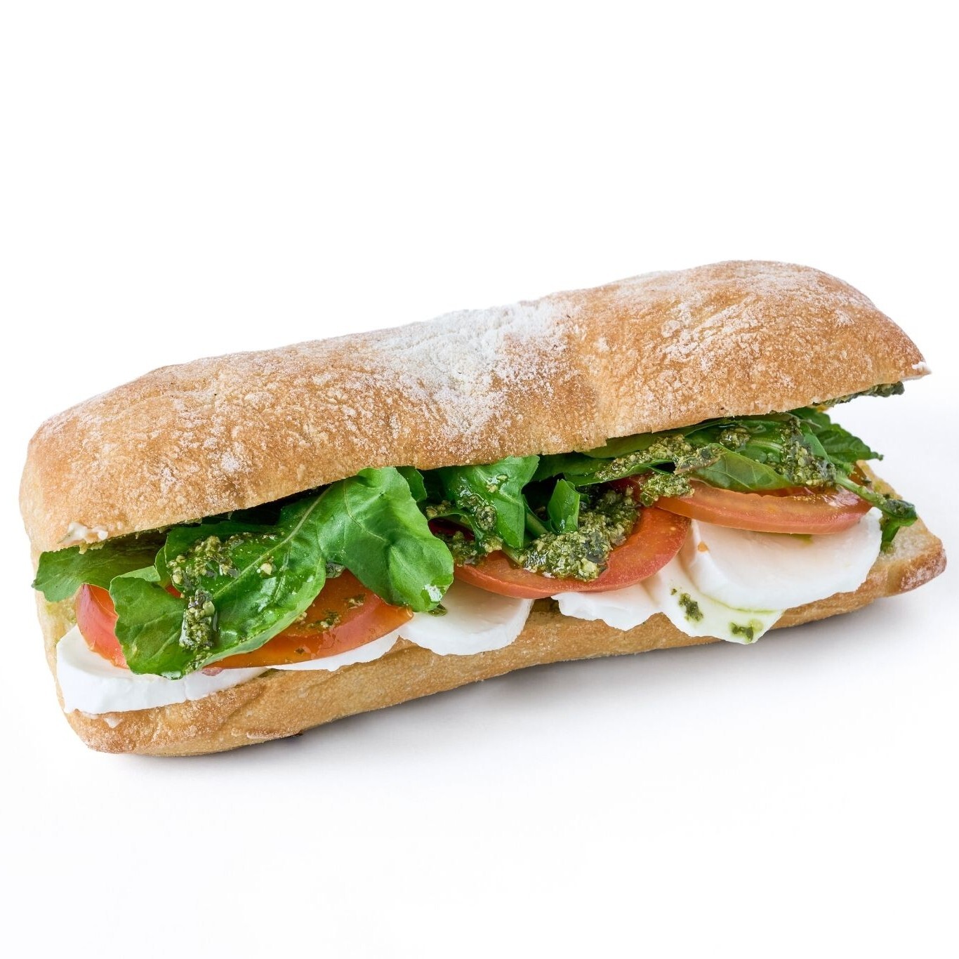Mozzarellalı Pestolu Sandviç