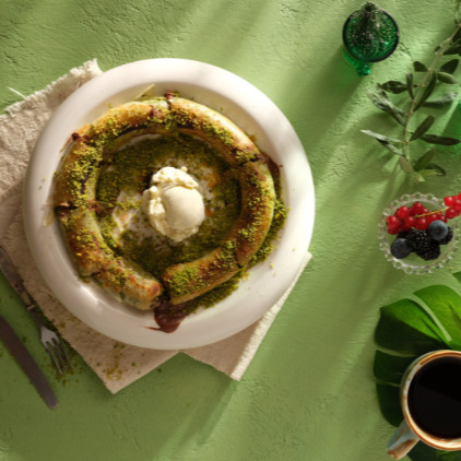 Çikolatalı Simit Katmer