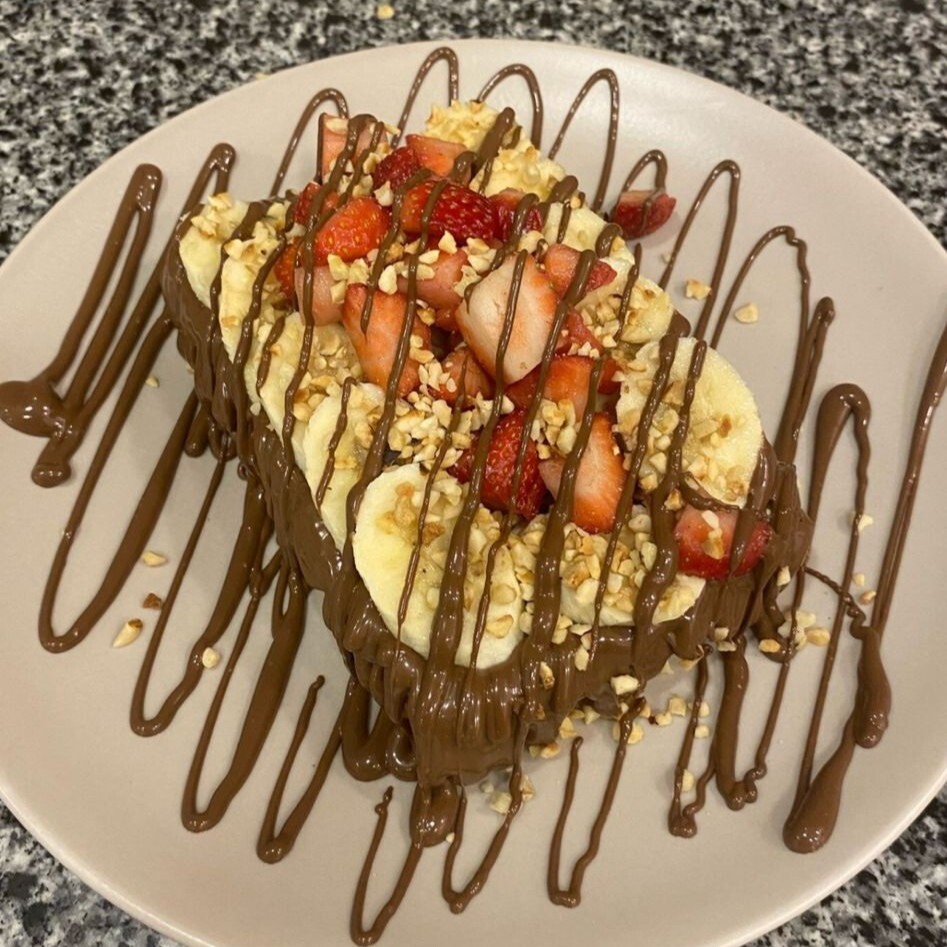 Milky Chocolate Waffle Büyük Hamur