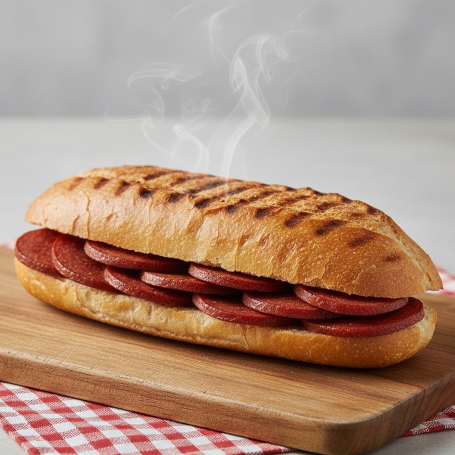Tam Ekmek Sucuklu Tost