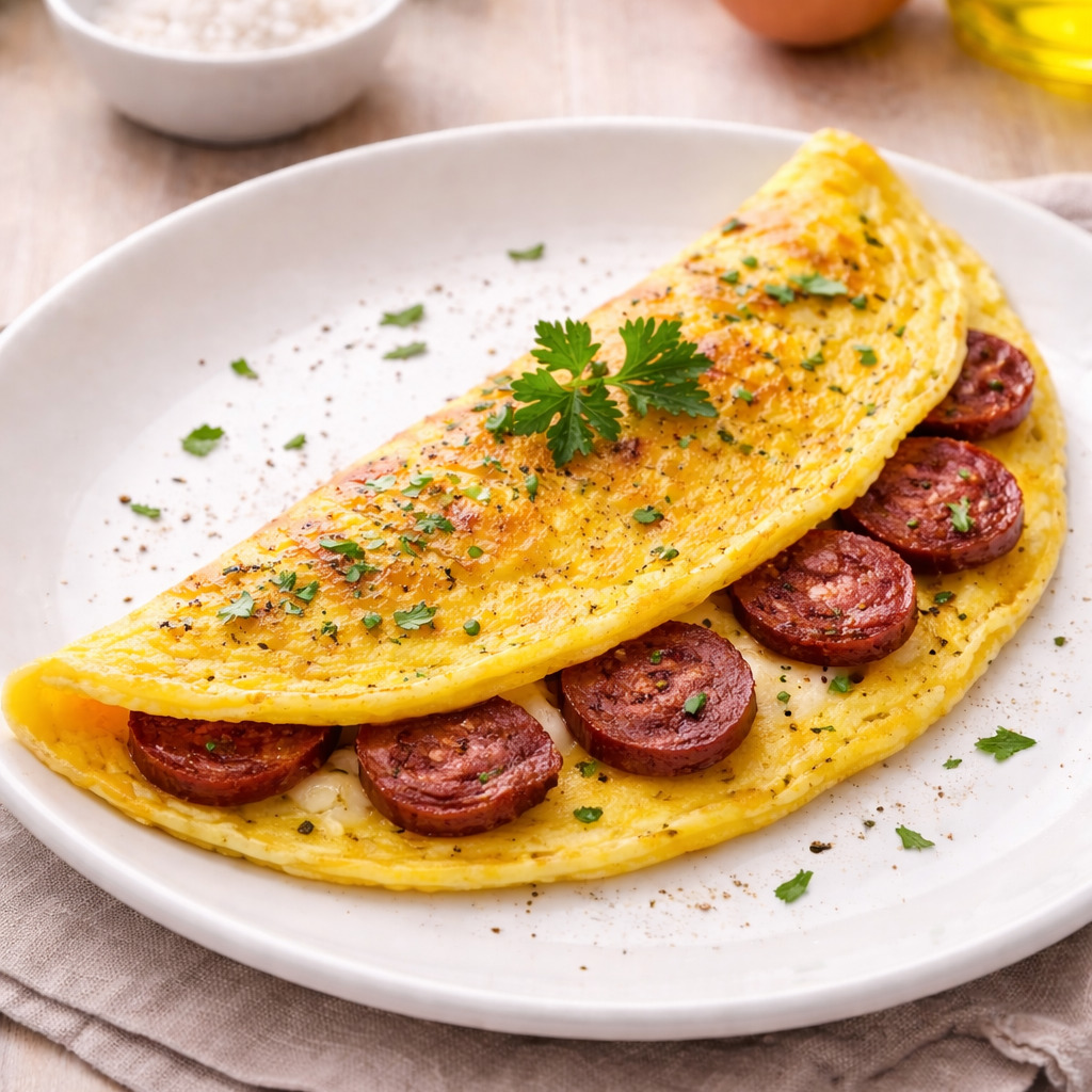Sucuklu Omlet