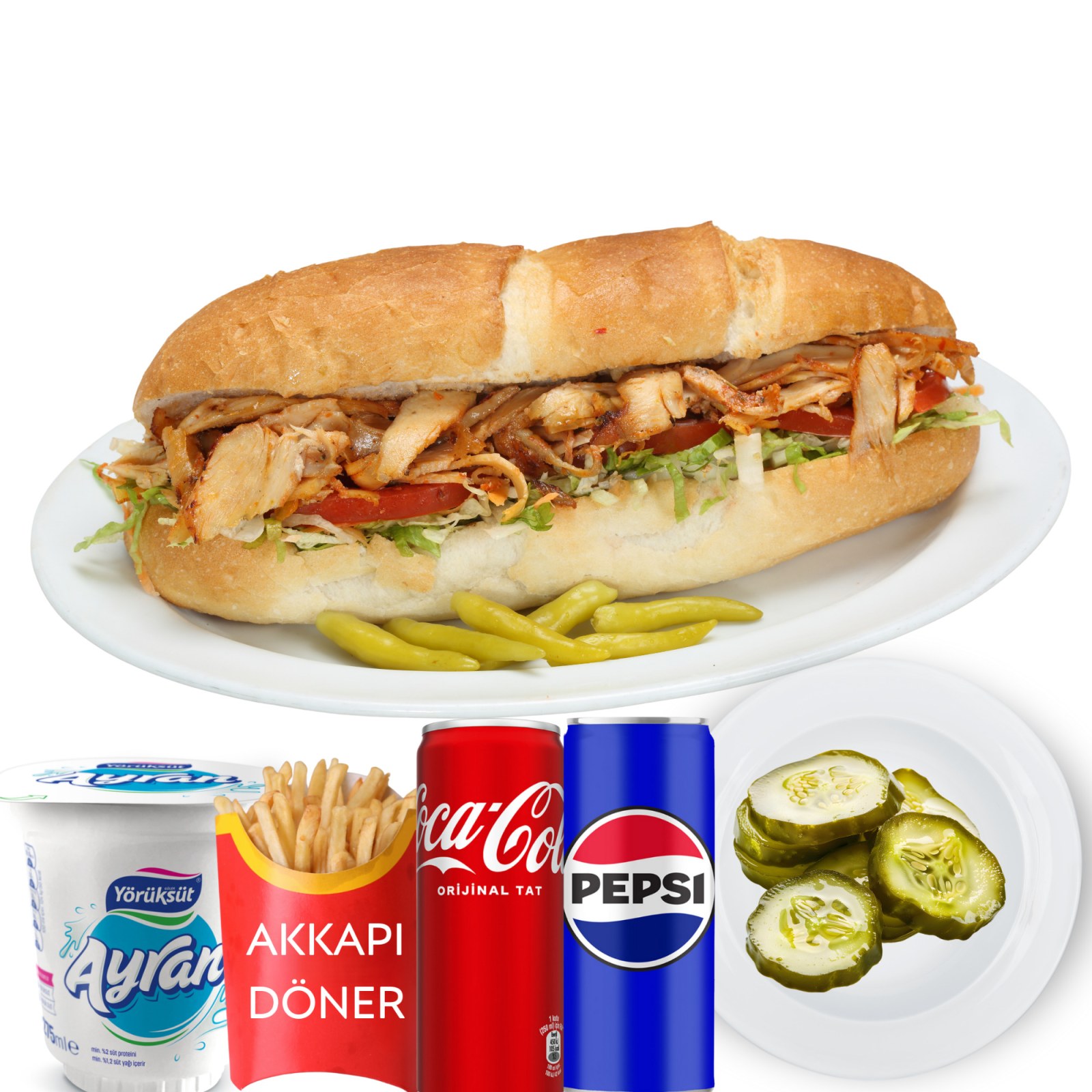 Sütlü Ekmek Döner Menü