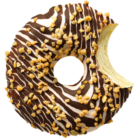 vanilya dolgulu Donut