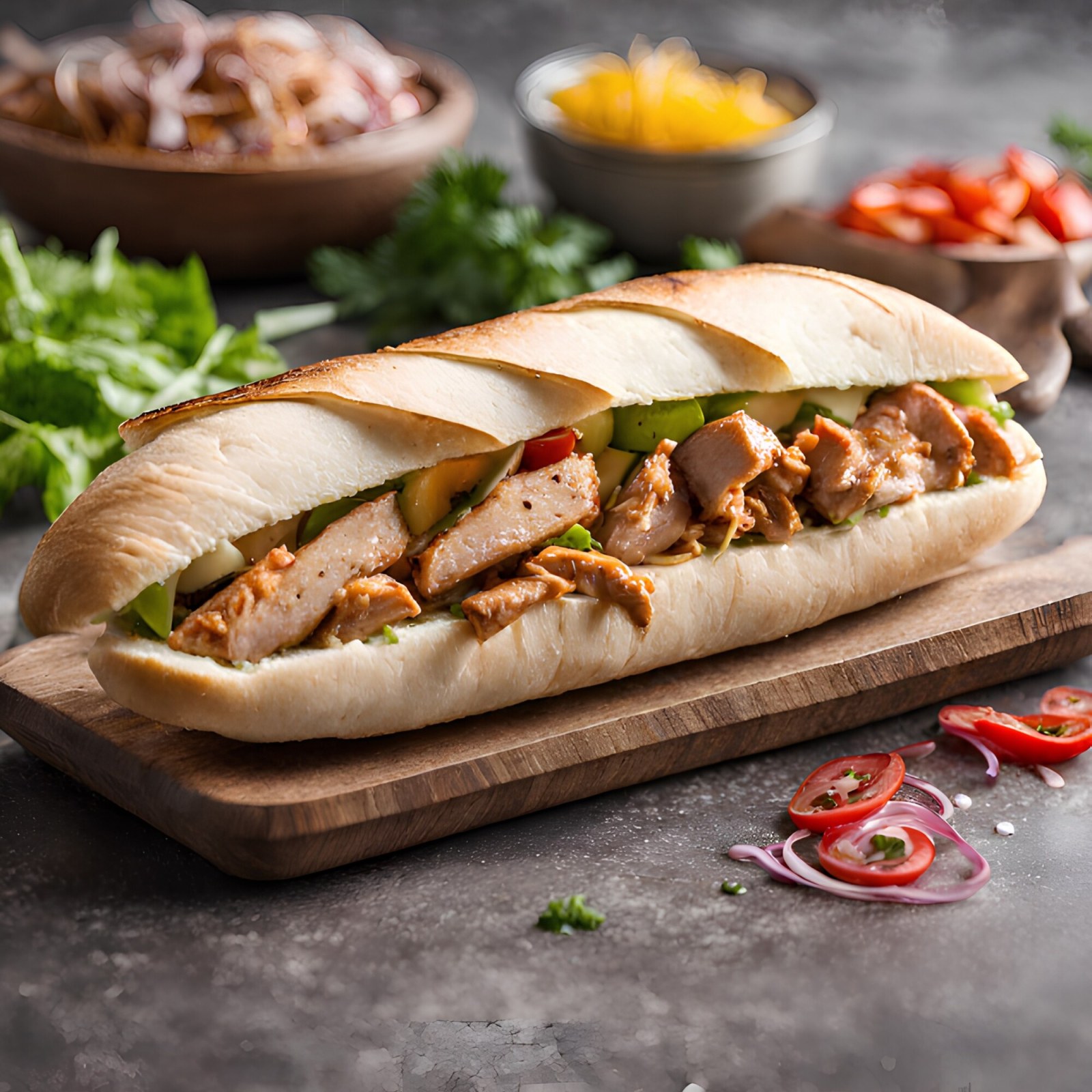 Yarım Ekmek Arası Tavuk Döner