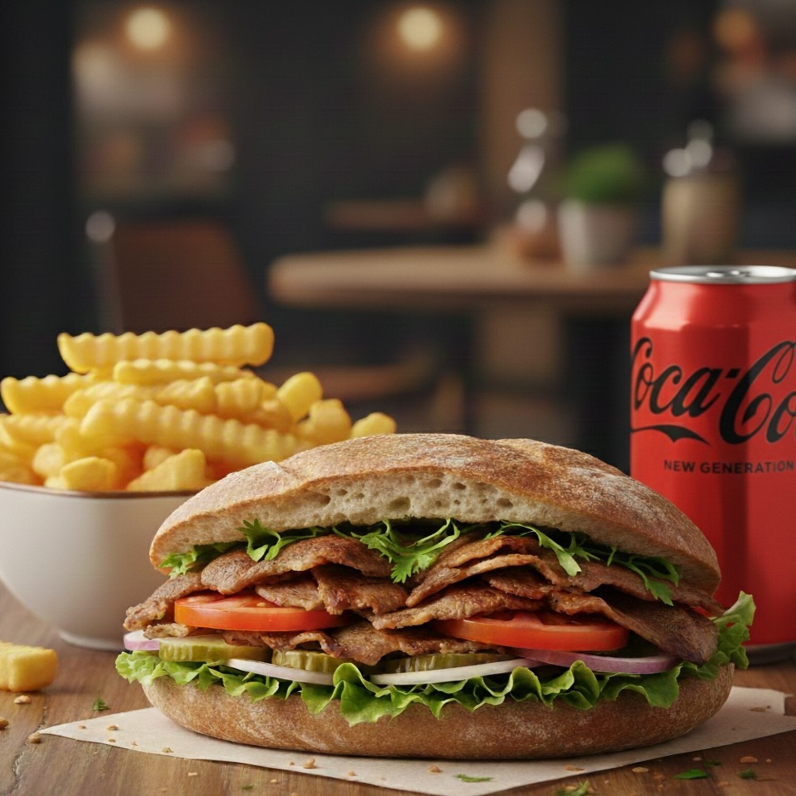 Tavuk Döner Menü 2