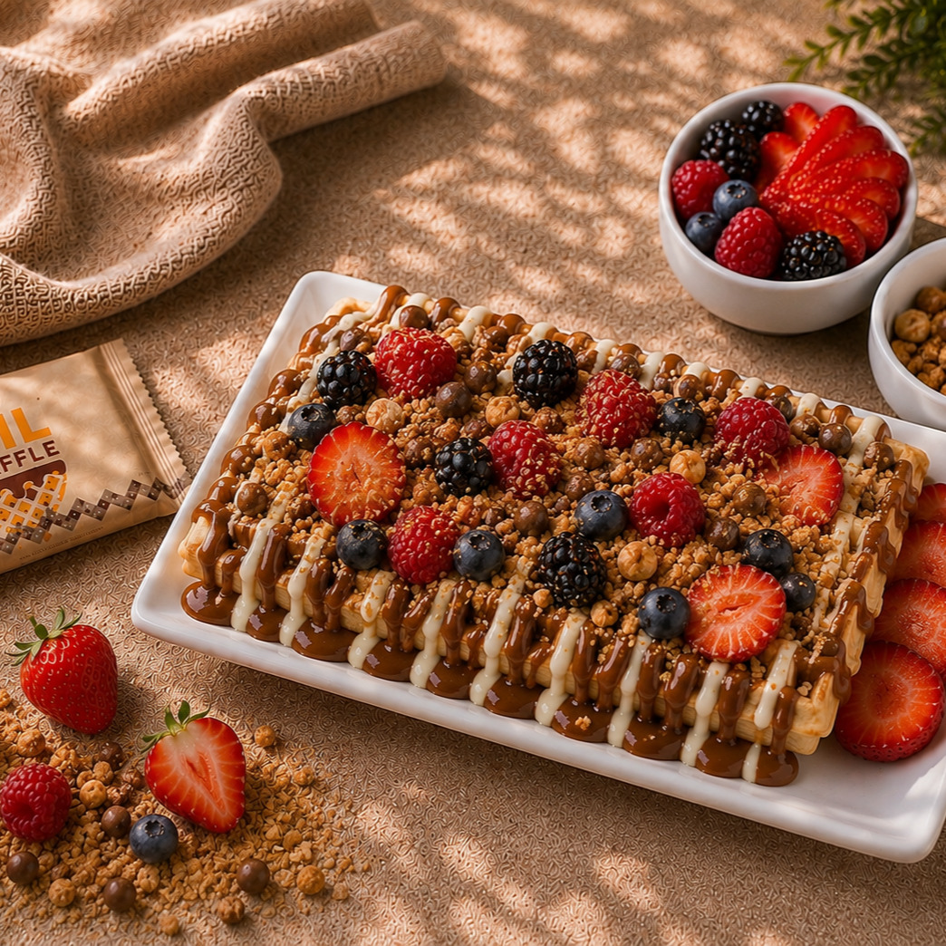 Mil Waffle Klasik Kırmızı Aşkına