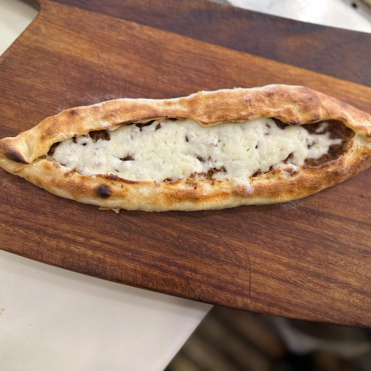 Kıymalı Kaşarlı Pide (Mini Boy)