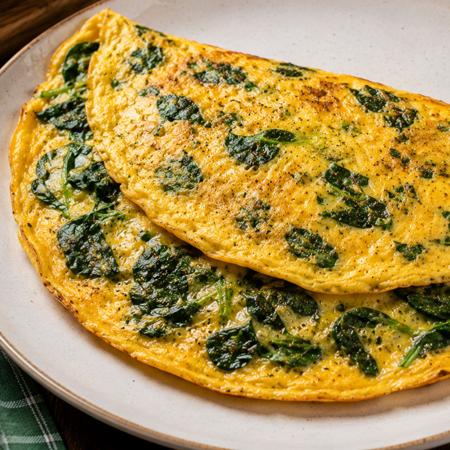 Ispanaklı Omlet