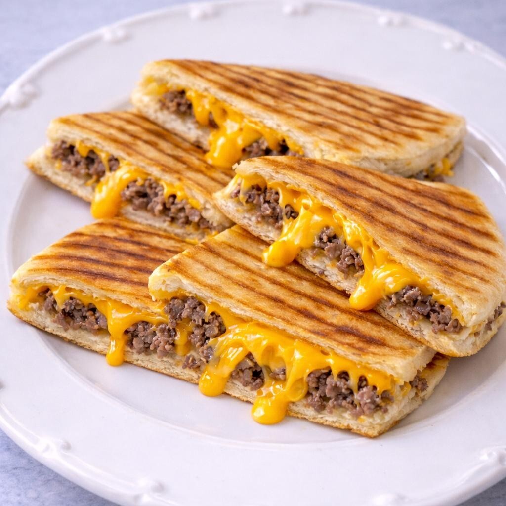 Cheddarlı Kavurmalı Bazlama Tost