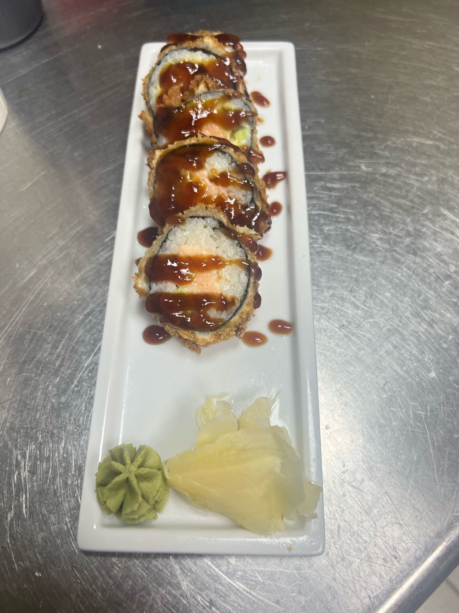 Crunchy Sake Roll (5 Pcs.)