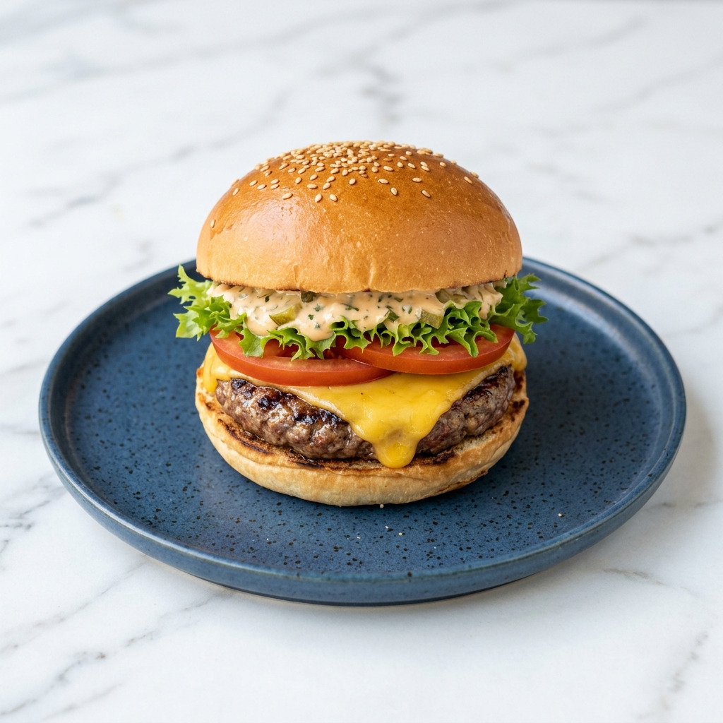 Cheddarlı Burger