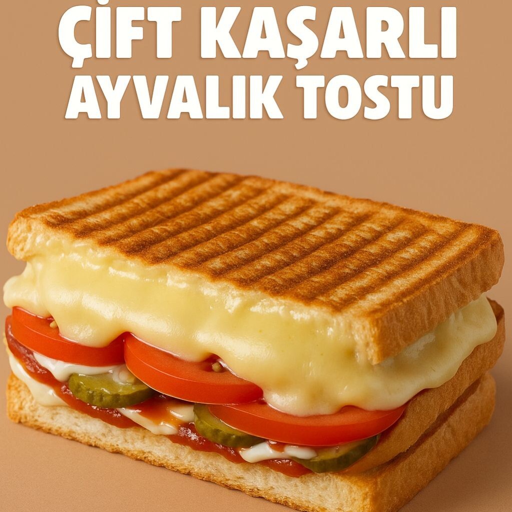 Çift Kaşarlı Ayvalık Tostu