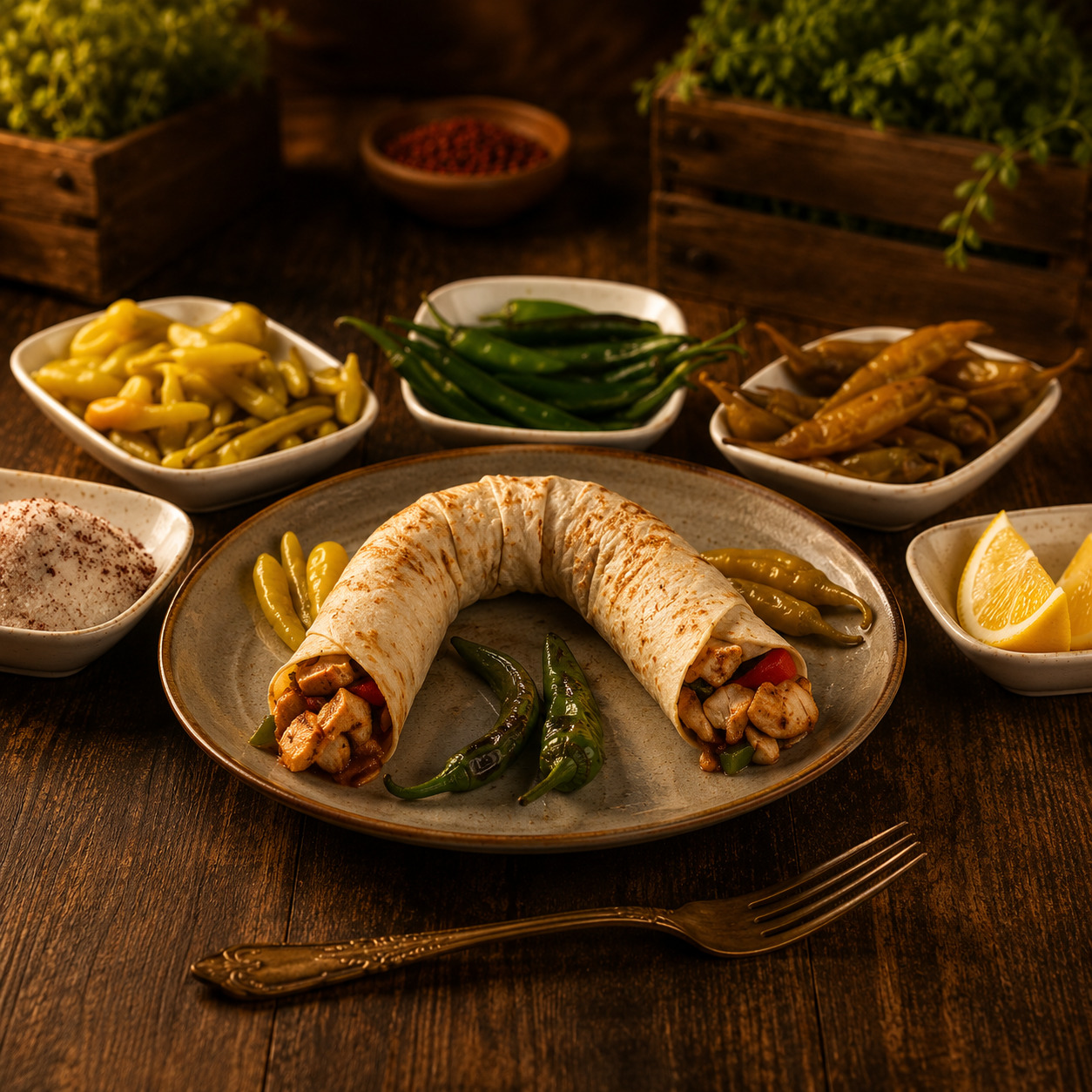 Tavuk Tantuni Dürüm
