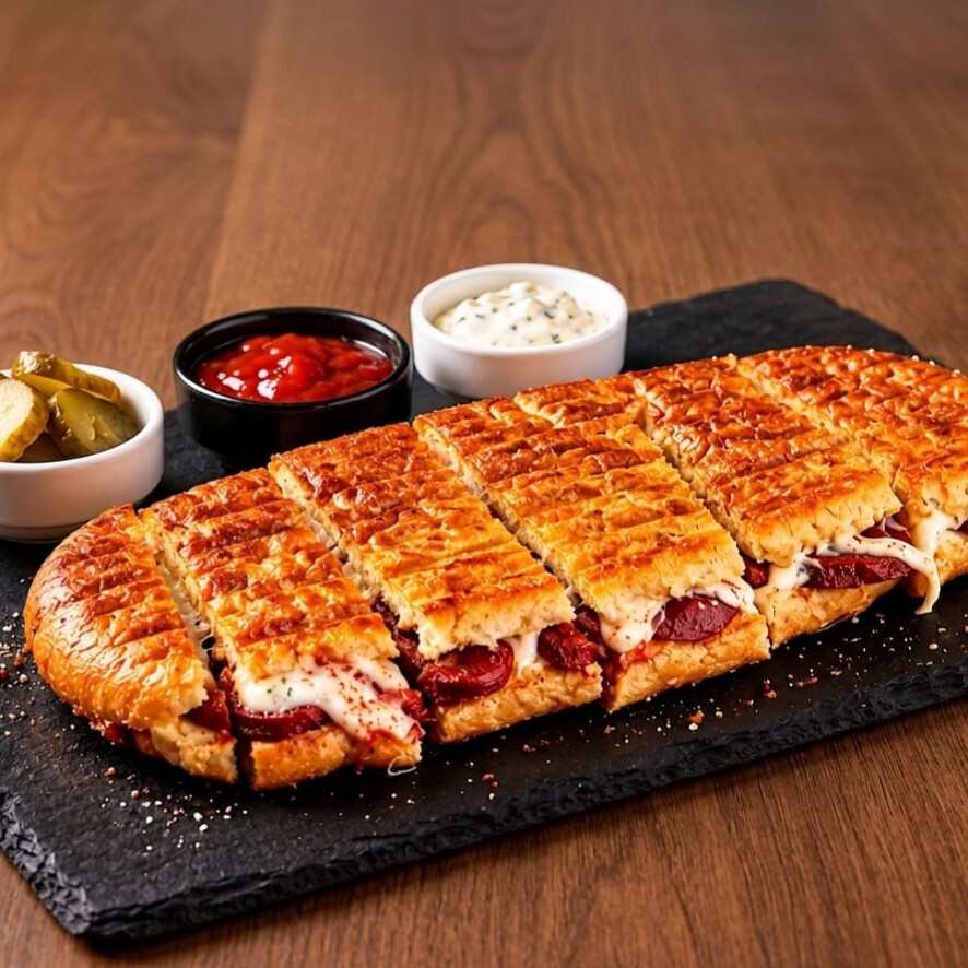 KASAP SUCUKLU - KAŞARLI TOST