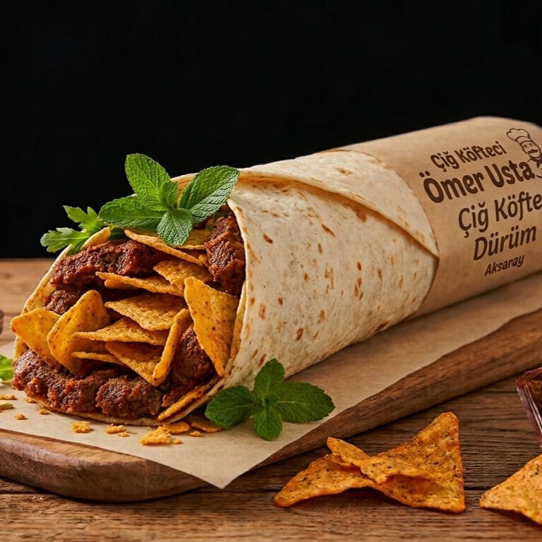 Doritoslu Mega Çiğ Köfte Dürüm