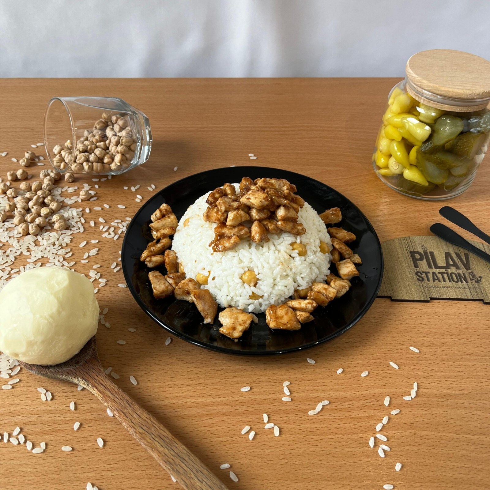 Barbekü Soslu Tavuk Pilav