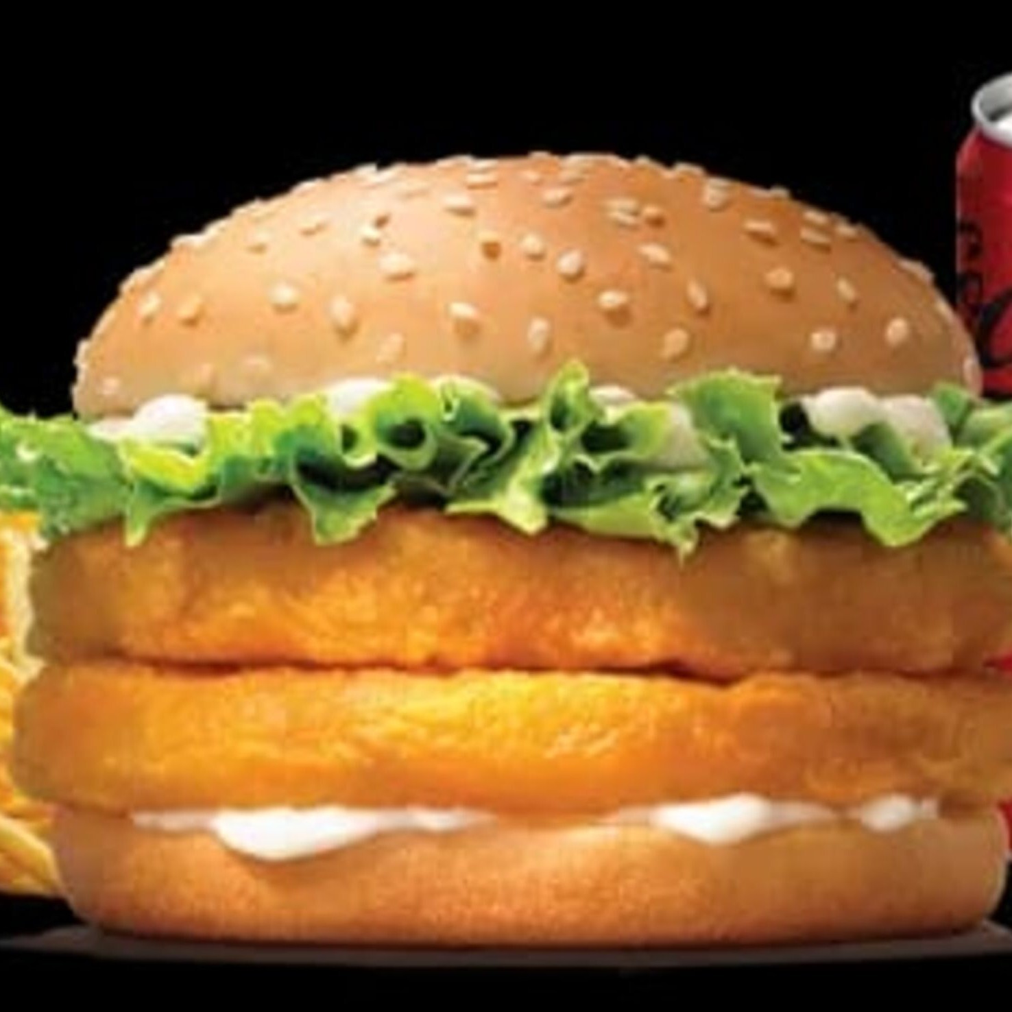 Double Tavuk Burger Menü