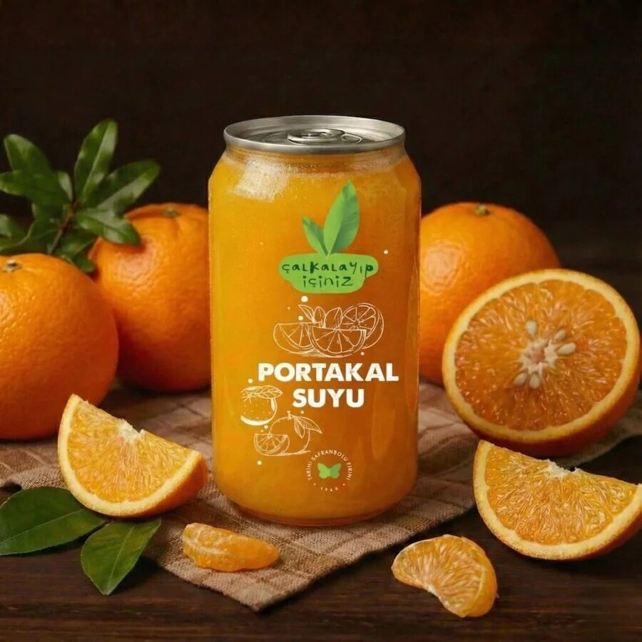 Taze Sıkma Portakal Suyu (330 ml)