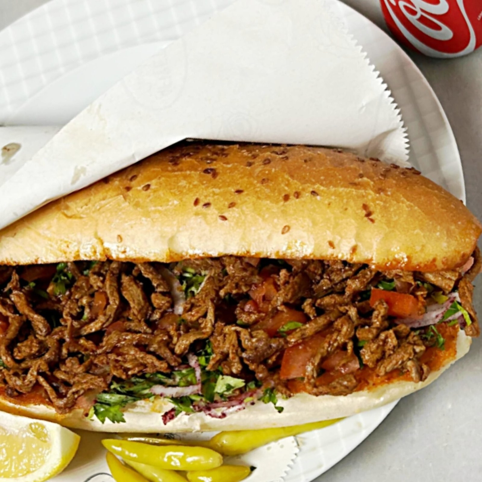Biftek Tantuni Ekmek Arası