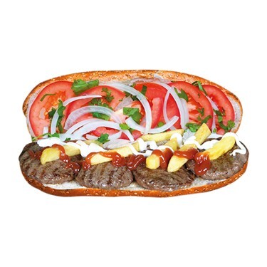 Tek Ekmek Arası Köfte (4 Köfte)