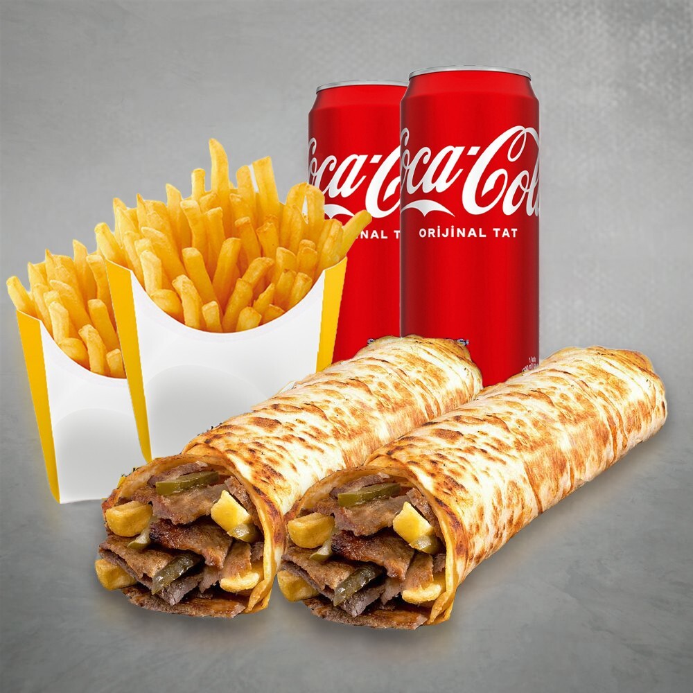 2'Li Et Dürüm Menü (70gr)