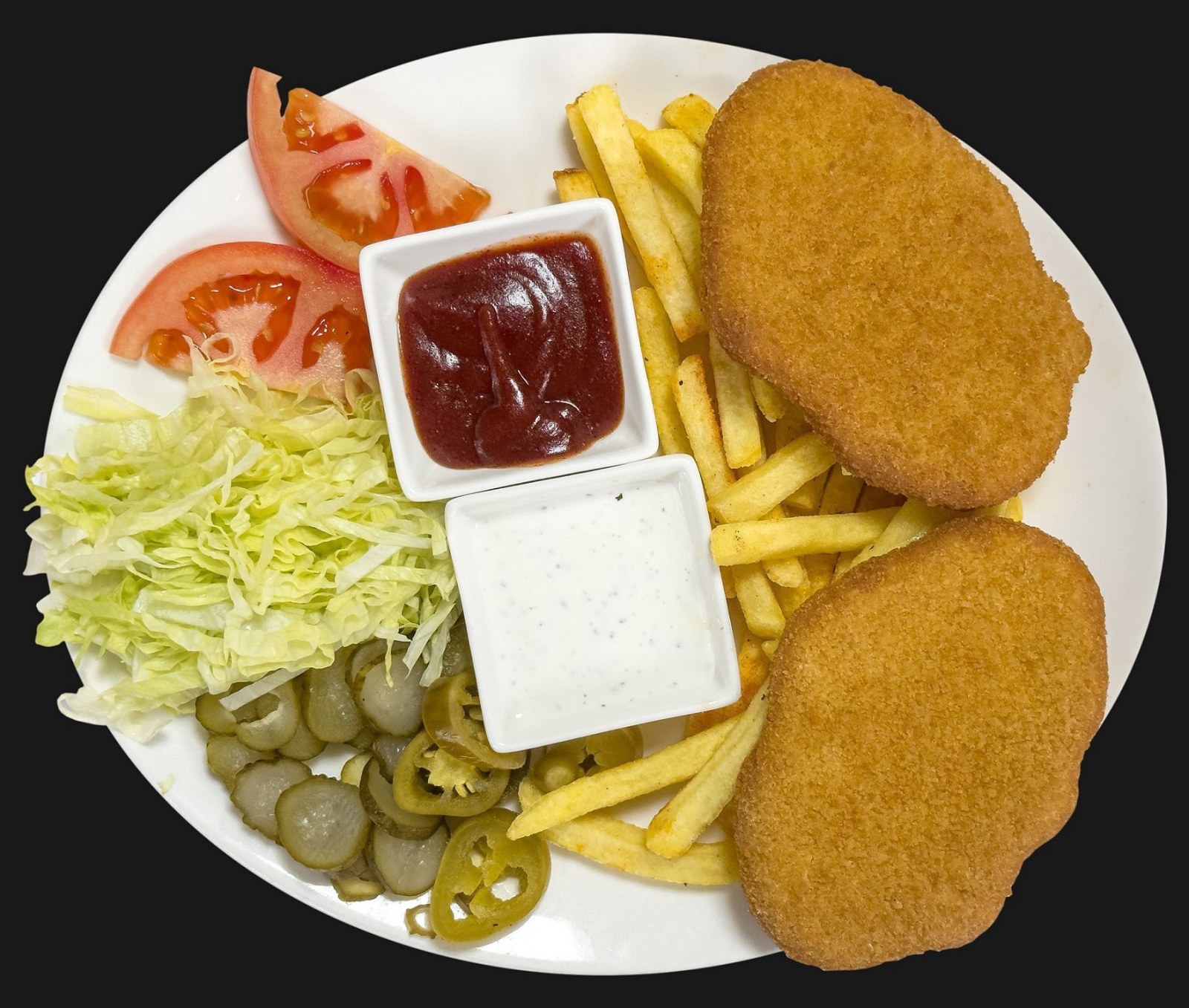 Tavuk Schnitzel Menü
