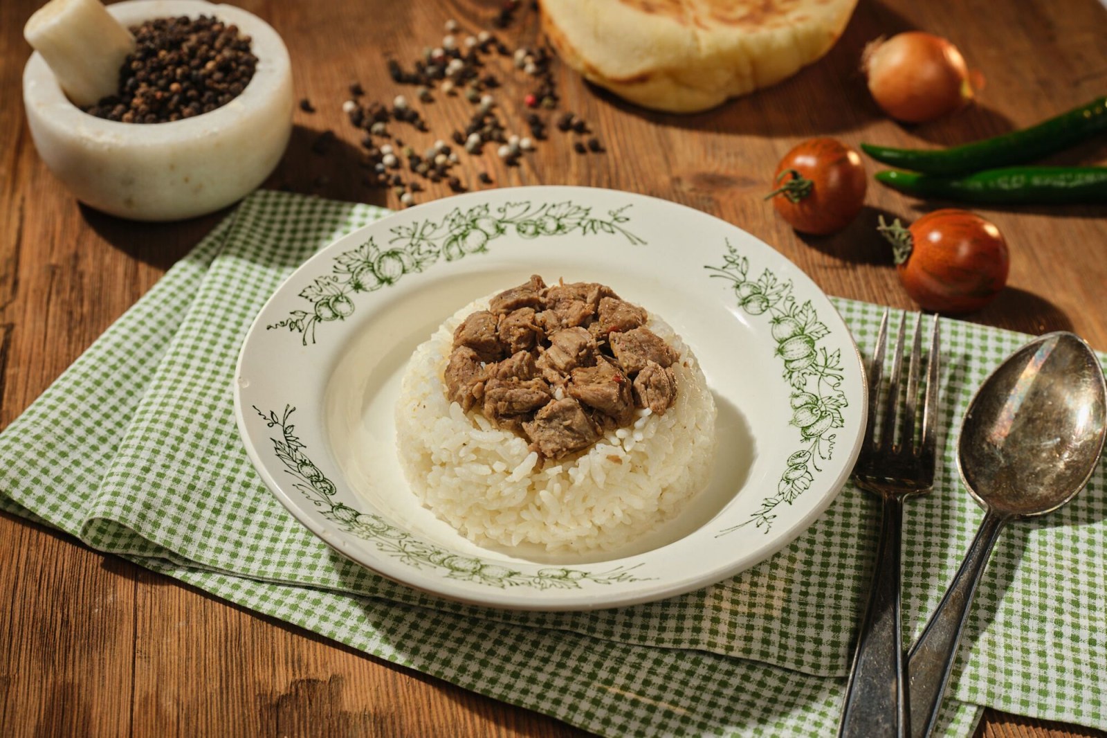 Kavurmalı Pilav