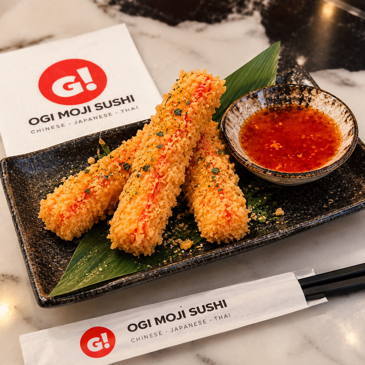 Çıtır Surimi Yengeç Stick Tempura (3 Pcs)