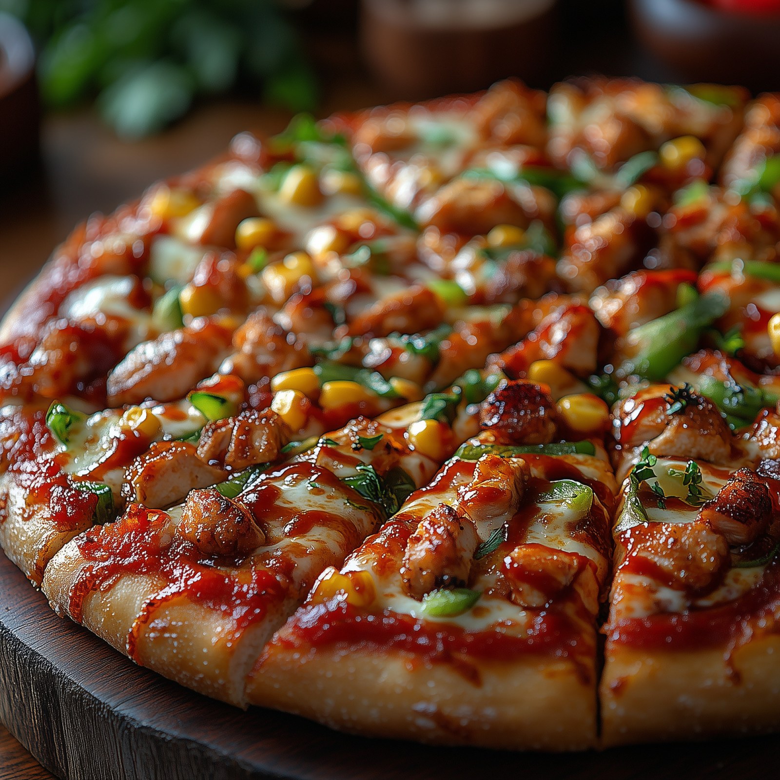 Acılı Chicken Pizza (Orta)