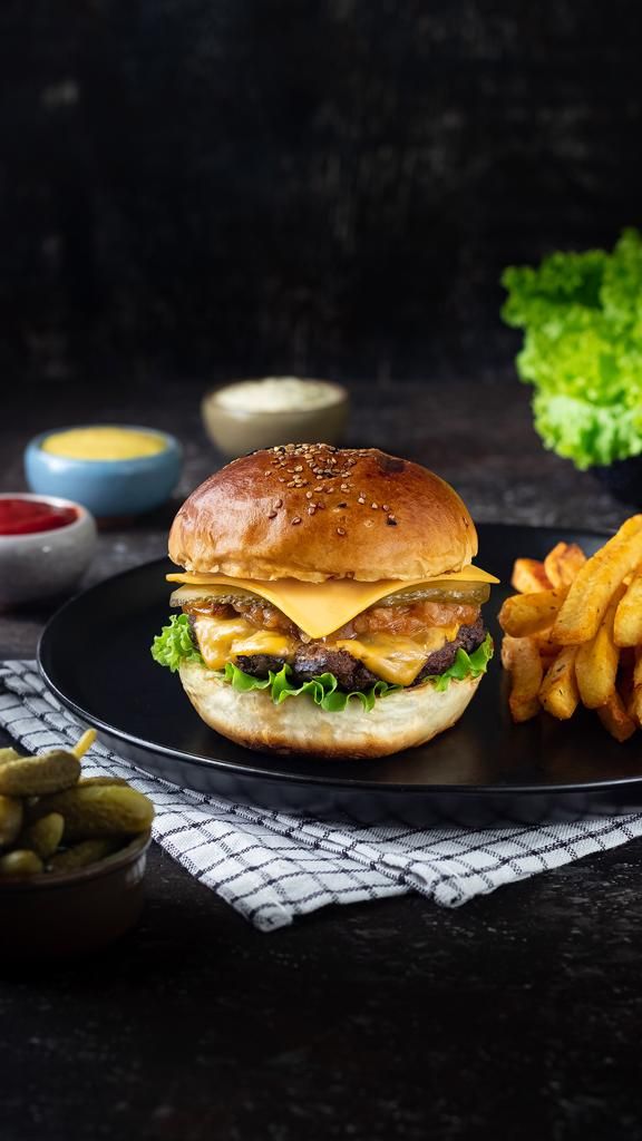 Cheeseburger (150 gr.)