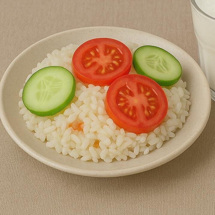 Salatalıklı Pilav