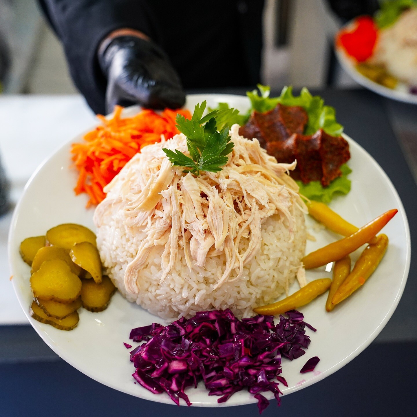 tavuklu pilav (1.5 porsiyon)