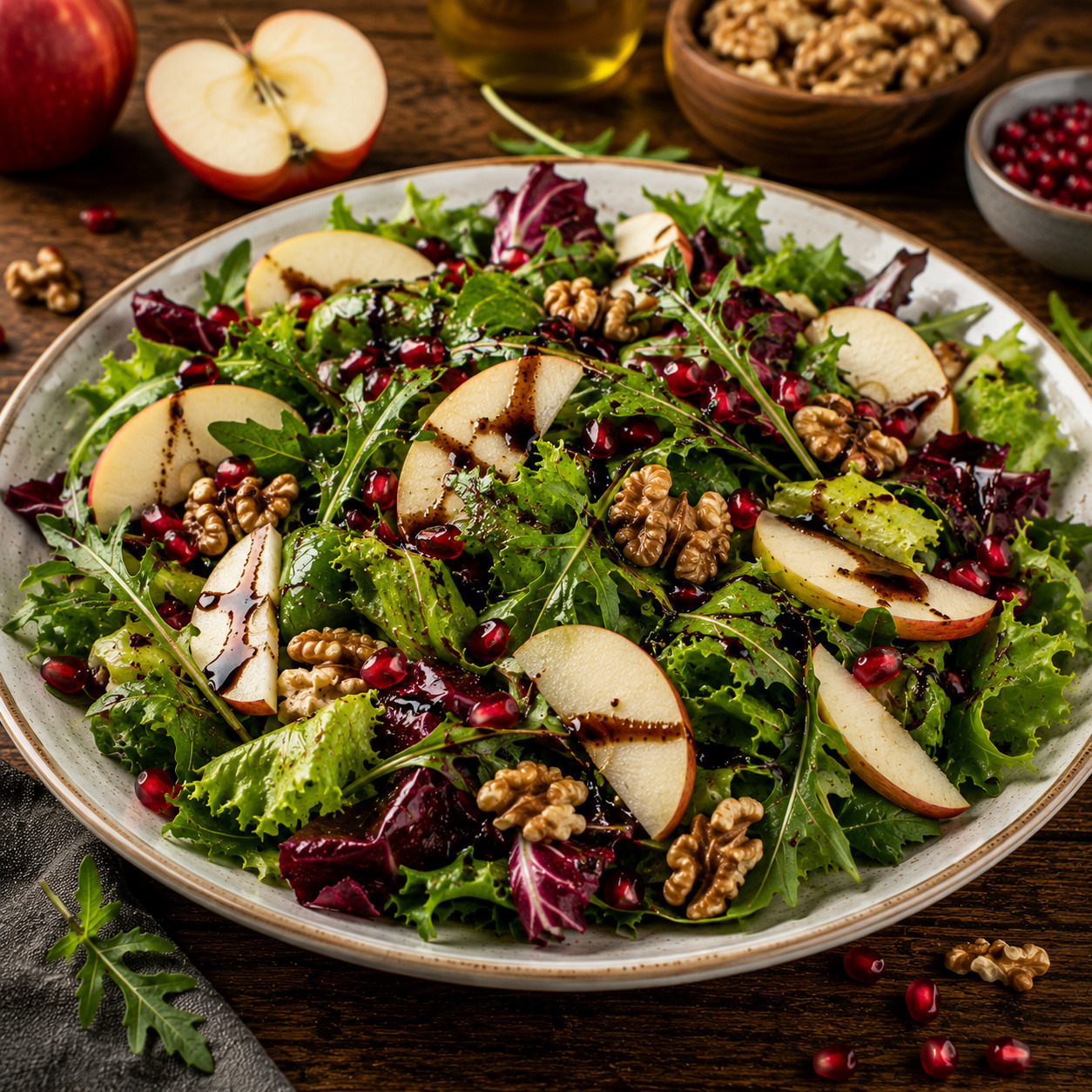 Ekşi Elmalı Yeşil Salata