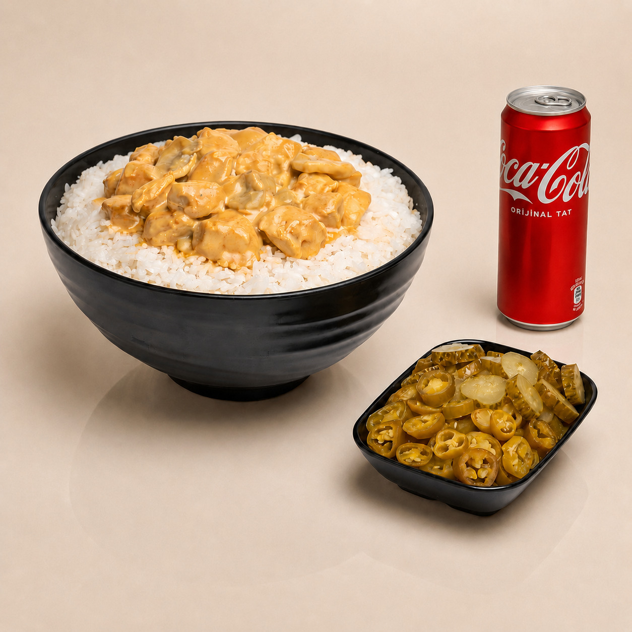 Peri Peri Soslu Tavuk Pilav Menü